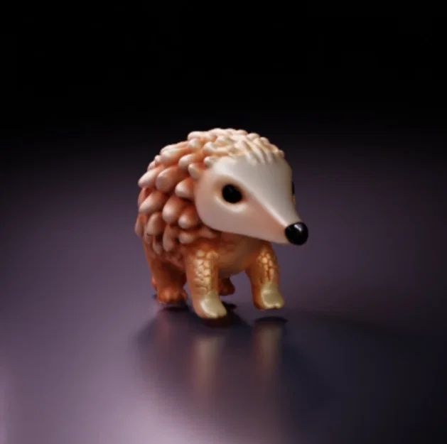 Mô hình chú Tê tê con (Baby Armadillo) dễ thương in 3D - Image 7