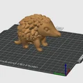 Mô hình chú Tê tê con (Baby Armadillo) dễ thương in 3D - Thumbnail 11