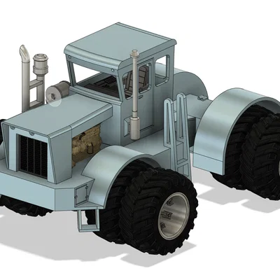 Mô hình máy cày Big Bud Tractor tỉ lệ 1:16 - Đồ chơi in 3D cực chất