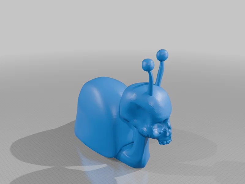 Mô hình 3D Ốc sên Đầu lâu (Skull Snail) độc đáo cho góc làm việc - Image 2