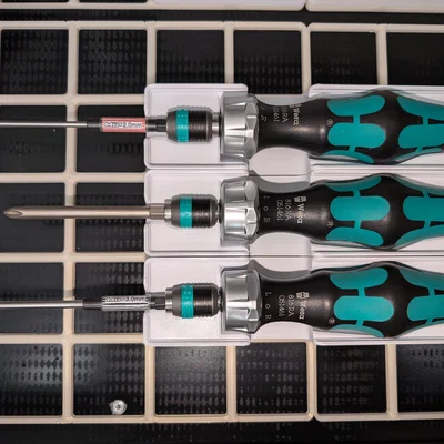 Giá Đựng Tua Vít Wera Cho Hệ Thống Gridfinity - In 3D Tiện Lợi