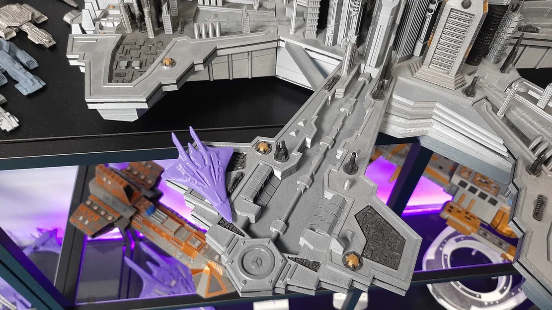 Mô hình Wraith Cruiser 3D: Tàu chiến bổ sung cho bộ sưu tập Atlantis - Image 1