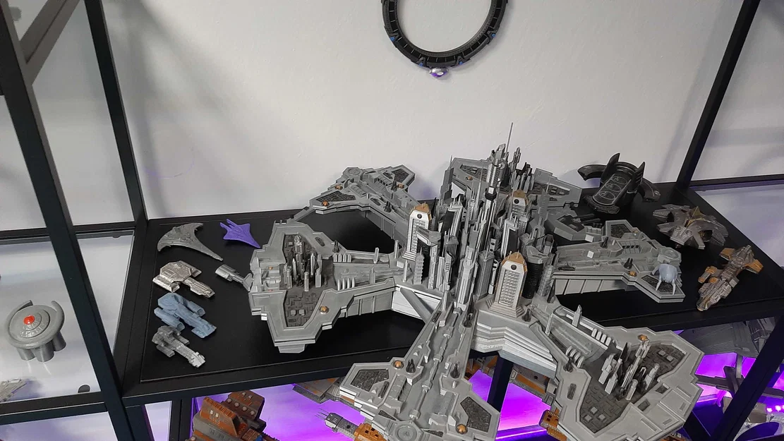 Mô hình Wraith Cruiser 3D: Tàu chiến bổ sung cho bộ sưu tập Atlantis - Image 3