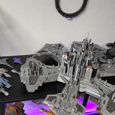 Mô hình Wraith Cruiser 3D: Tàu chiến bổ sung cho bộ sưu tập Atlantis