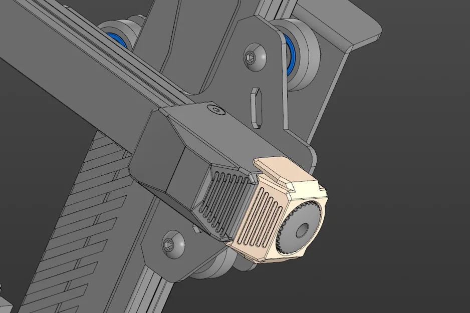 Nắp chặn căng đai trục X cho máy in Elegoo Neptune 3 Pro/Plus/Max - Image 1