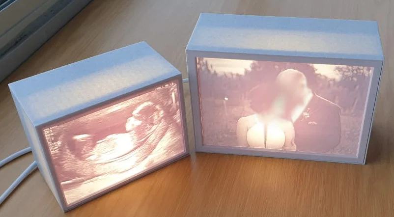 Hộp đèn Lithophane (Lithophane box) - Image 1