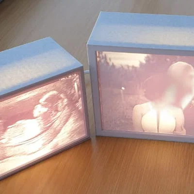 Hộp đèn Lithophane (Lithophane box)