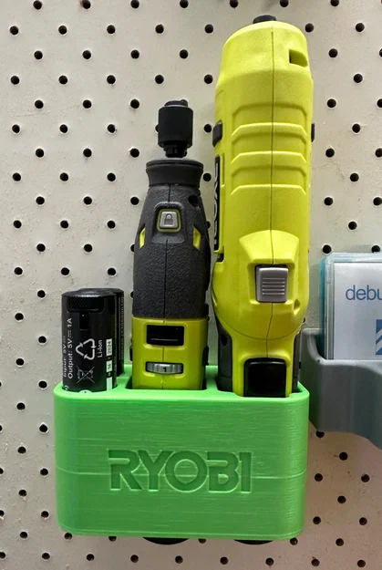 Giá treo pegboard cho Ryobi 4V Driver & Rotary Tool (Peglock) - Image 1