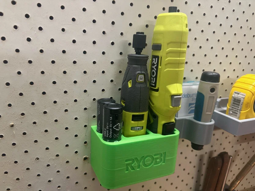 Giá treo pegboard cho Ryobi 4V Driver & Rotary Tool (Peglock) - Image 2