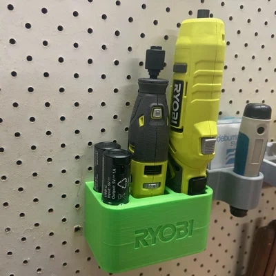 Giá treo pegboard cho Ryobi 4V Driver & Rotary Tool (Peglock)