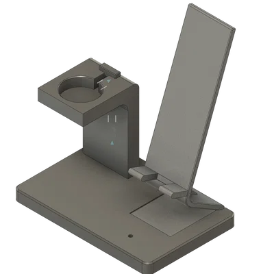 Giá đỡ điện thoại và Apple Watch (3 phần tháo rời)