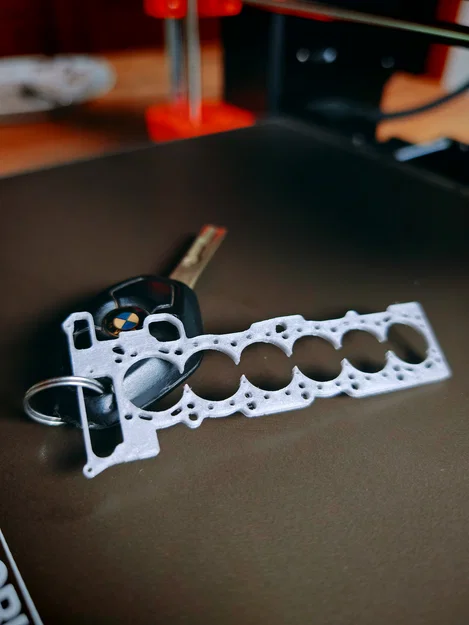 Móc khóa gioăng nắp máy BMW M54 (Cylinder Head Gasket Keychain) - Image 1
