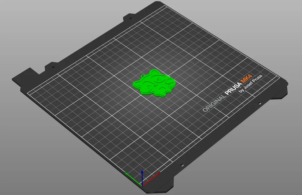 Móc khóa hình chú gấu mèo Raccoon siêu đáng yêu dễ in 3D - Image 2