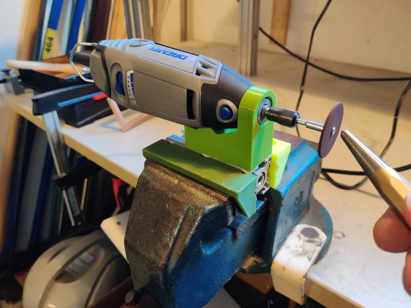 Giá đỡ Dremel đơn giản để kẹp vào ê-tô - Image 2
