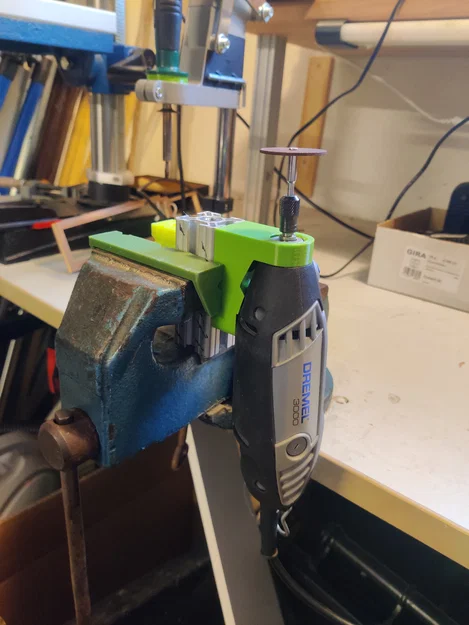 Giá đỡ Dremel đơn giản để kẹp vào ê-tô - Image 3
