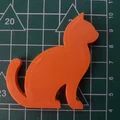Mô hình chú mèo trang trí (Just Cat) đơn giản, dễ in 3D - Thumbnail 2