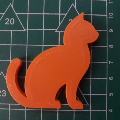 Mô hình chú mèo trang trí (Just Cat) đơn giản, dễ in 3D