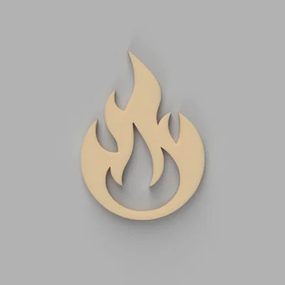 Mô hình trang trí ngọn lửa mini Just Fire cực dễ thương