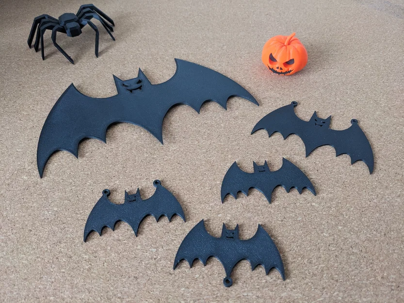 Mô hình trang trí hình dơi cho lễ hội Halloween (Set 3x3) - Image 2