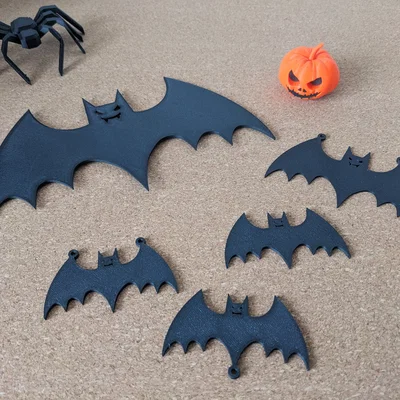 Mô hình trang trí hình dơi cho lễ hội Halloween (Set 3x3)