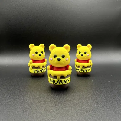 WINNIE-THE-POOH (Winnie the Pooh) - Mô hình gấu bông màu vàng