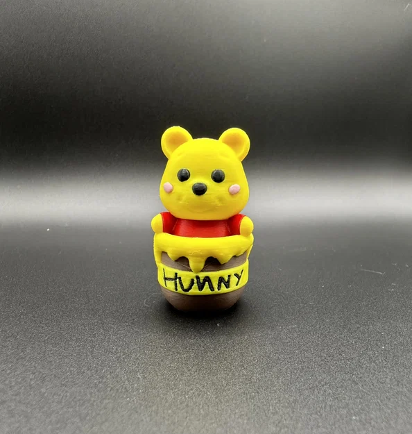 WINNIE-THE-POOH (Winnie the Pooh) - Mô hình gấu bông màu vàng - Image 2