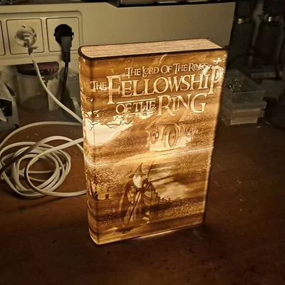 Mô hình đèn 3D dạng sách The Lord of the Rings độc đáo