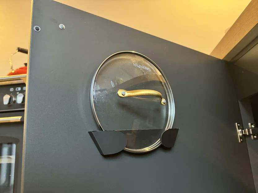 Giá Treo Nắp Chảo/Nồi Gắn Cửa Tủ (Door Pan Lid Holder) - Image 2