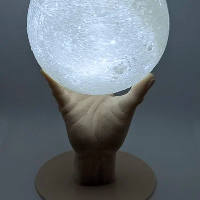 Thing cầm Lithophane Moon