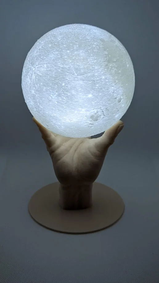 Thing cầm Lithophane Moon 1