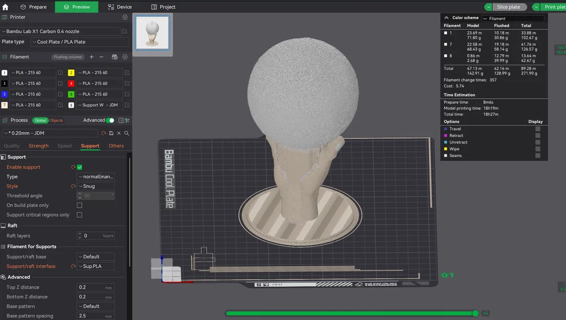 Thing cầm Lithophane Moon - Image 4
