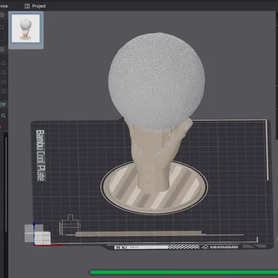 Thing cầm Lithophane Moon