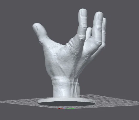 Mô hình bàn tay 3D đỡ quả cầu nghệ thuật (Sphere Holder Hand) - Image 1