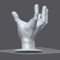 Mô hình bàn tay 3D đỡ quả cầu nghệ thuật (Sphere Holder Hand) - Thumbnail 1
