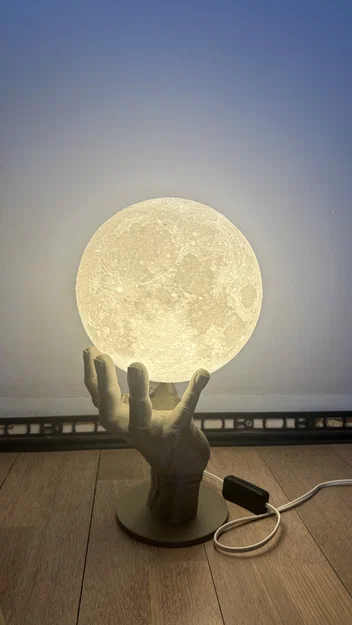 Mô hình bàn tay 3D đỡ quả cầu nghệ thuật (Sphere Holder Hand) - Image 2