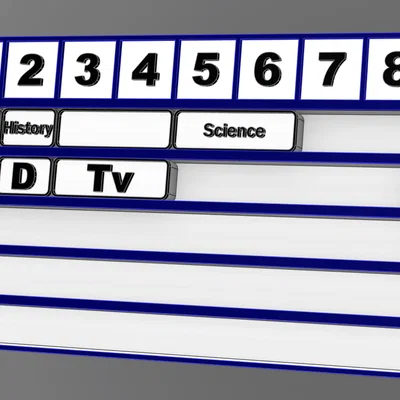 Thời khóa biểu in 3D CZ & ENG – School Schedule với block thay đổi