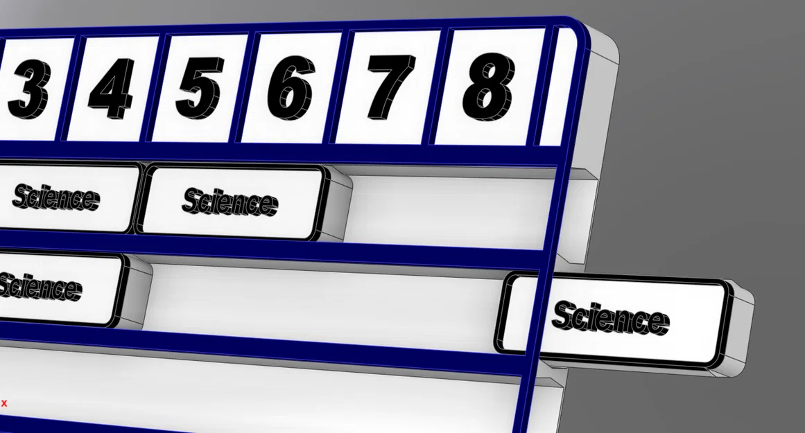 Thời khóa biểu in 3D CZ & ENG – School Schedule với block thay đổi - Image 5