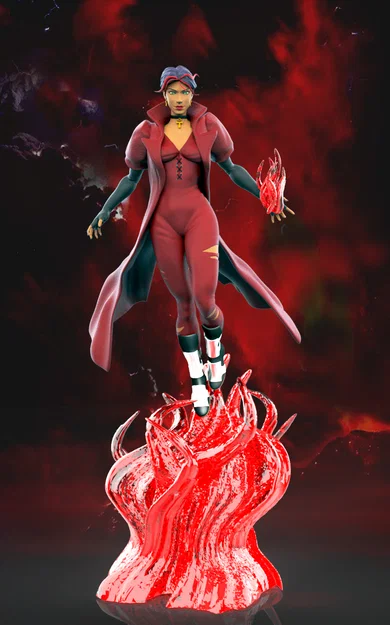 Mô hình Scarlet Witch X-Men: Evolution - File in 3D sắc nét - Image 2