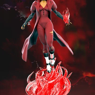 Mô hình Scarlet Witch X-Men: Evolution - File in 3D sắc nét