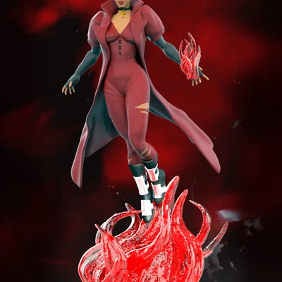 Mô hình Scarlet Witch X-Men: Evolution - File in 3D sắc nét