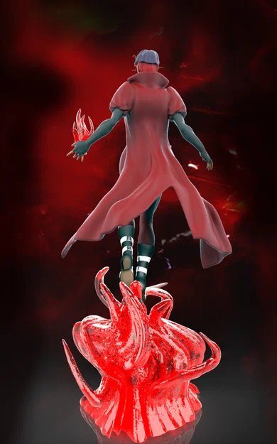 Mô hình Scarlet Witch X-Men: Evolution - File in 3D sắc nét - Image 4