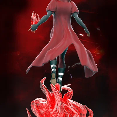 Mô hình Scarlet Witch X-Men: Evolution - File in 3D sắc nét