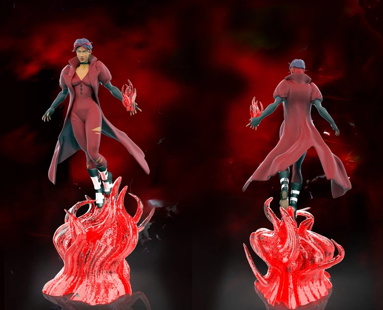 Mô hình Scarlet Witch X-Men: Evolution - File in 3D sắc nét - Image 5