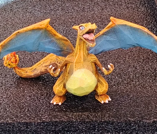Mô hình Low Poly Charizard Pokemon độc đáo cho máy in 3D - Image 1