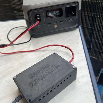 Bộ nguồn Starlink mini 12–48V kèm Step-up Booster cho cáp zin 15m