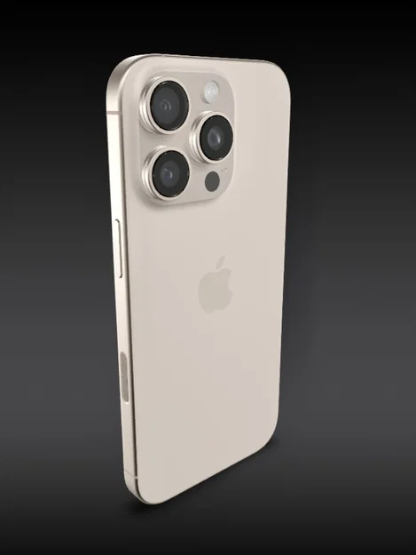 Mô hình 3D iPhone 16 Pro hỗ trợ thiết kế ốp lưng và phụ kiện - Image 1