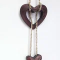 Heart in hearT – Hai trái tim in liền, có rãnh xỏ chain - Thumbnail 5