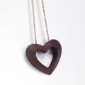 Heart in hearT – Hai trái tim in liền, có rãnh xỏ chain - Thumbnail 8