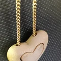 Heart in hearT – Hai trái tim in liền, có rãnh xỏ chain - Thumbnail 14