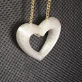 Heart in hearT – Hai trái tim in liền, có rãnh xỏ chain - Thumbnail 16